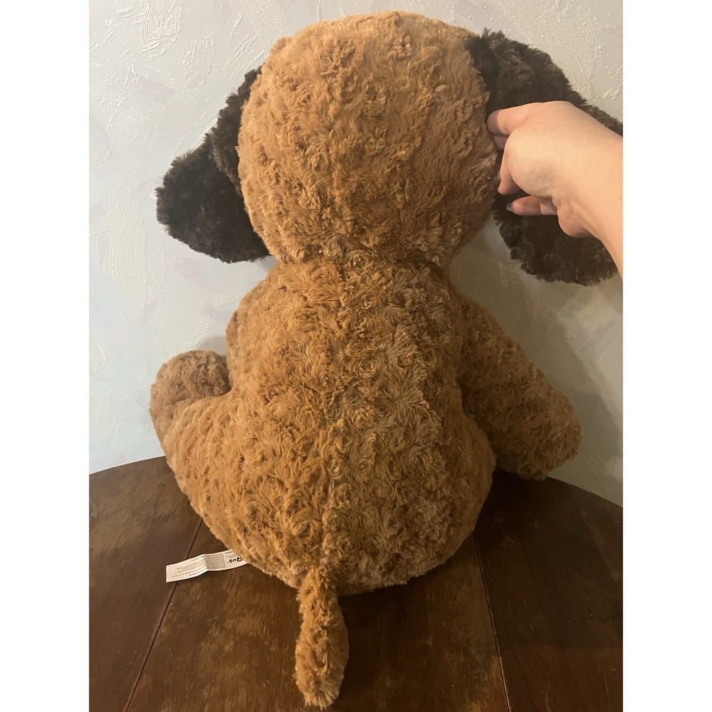 Toys R Us 2013 Large Plush Floppy Brown Two Toned Puppy Dog Stuffed Animal Toy - Picture 2 of 4